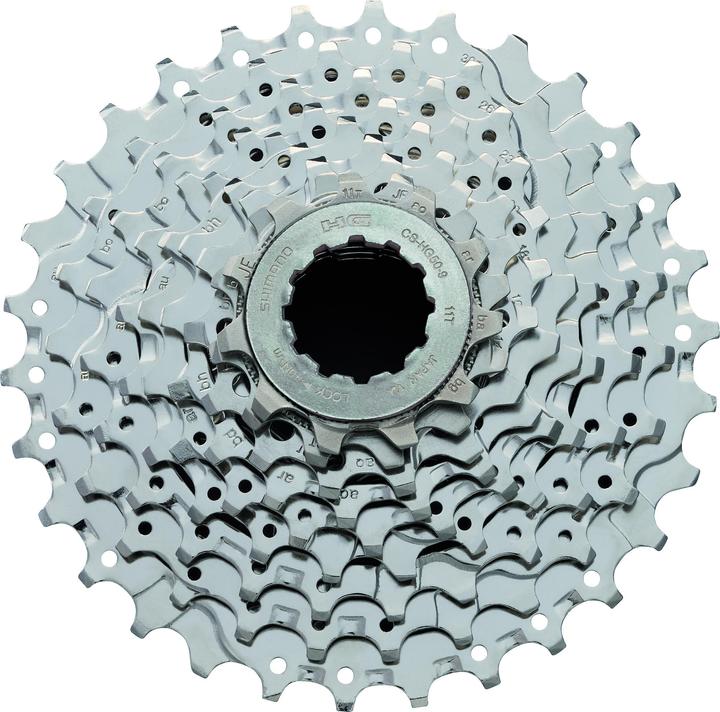 Actual product image Shimano Sora CS-HG50 (9-speed, 12-25)