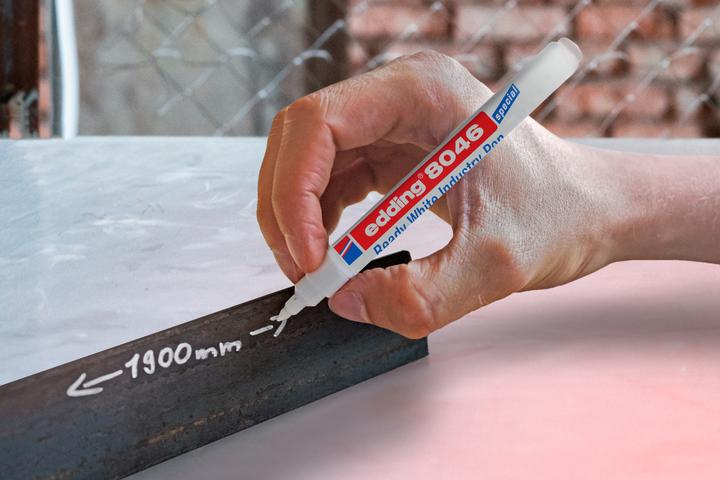 Actual product image Edding Permanent marker Ready White Industry Pen E-8046 (White, 3 mm, 1 x)