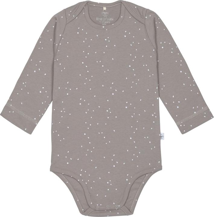 Produktbild Lässig Langarm-Body Sprinkle Taupe Gr. 74/80 (80)