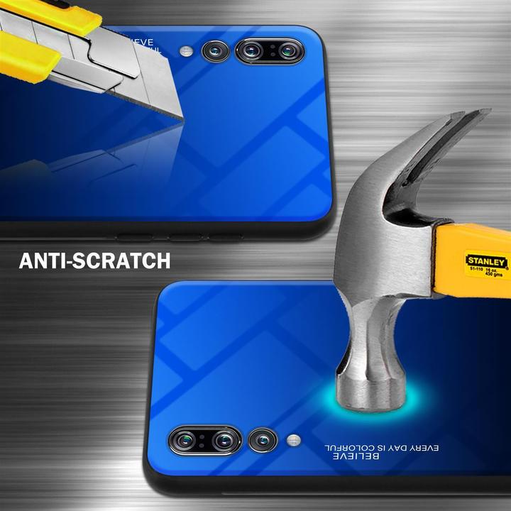 Image du produit Cadorabo Couverture en verre TPU 2 couleurs (Huawei P20 Plus, Huawei P20 Pro)