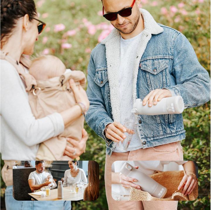 Actual product image Babymoov Chauffe-biberon nomade MOOV & FEED Mineral beige