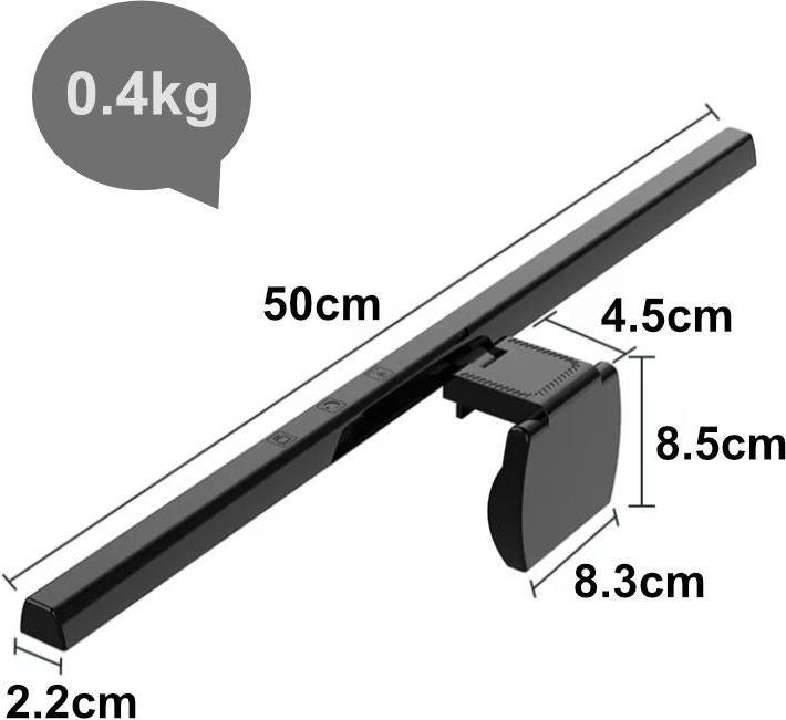 Produktbild Hermex Screenbar Monitorlicht Bildschirmbeleuchtung Monitorbeleuchtung LED