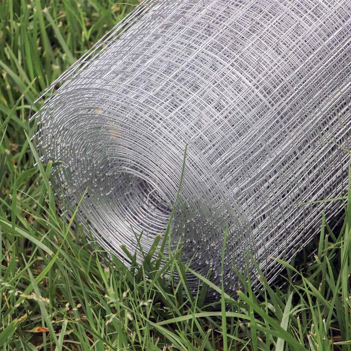Image du produit Wiltec Clôture grillagée 1mx10m 0,75mm 19x19mm Grillage métallique acier galvanisé Rouleau