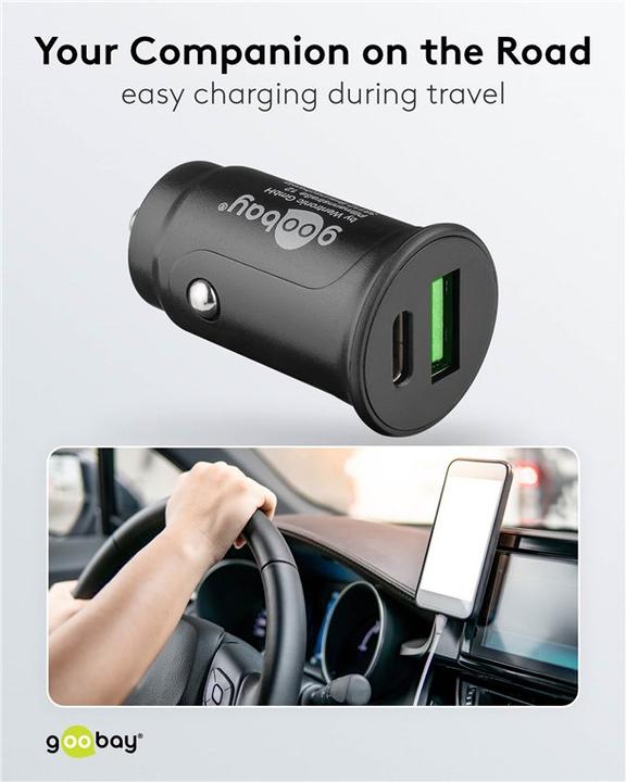Actual product image Goobay Dual USB charger
