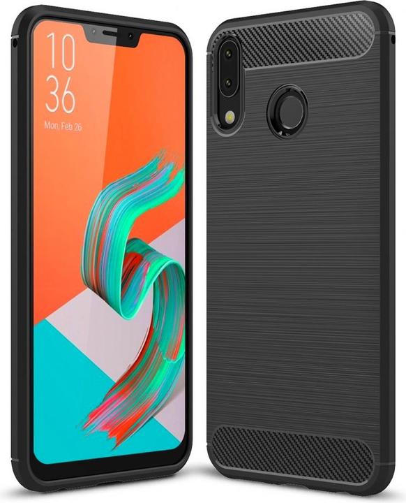 Produktbild Screenguard Asus ZenFone 5 / 5Z Hülle Carbon Brushed Soft TPU (Asus Zenfone 5Z)