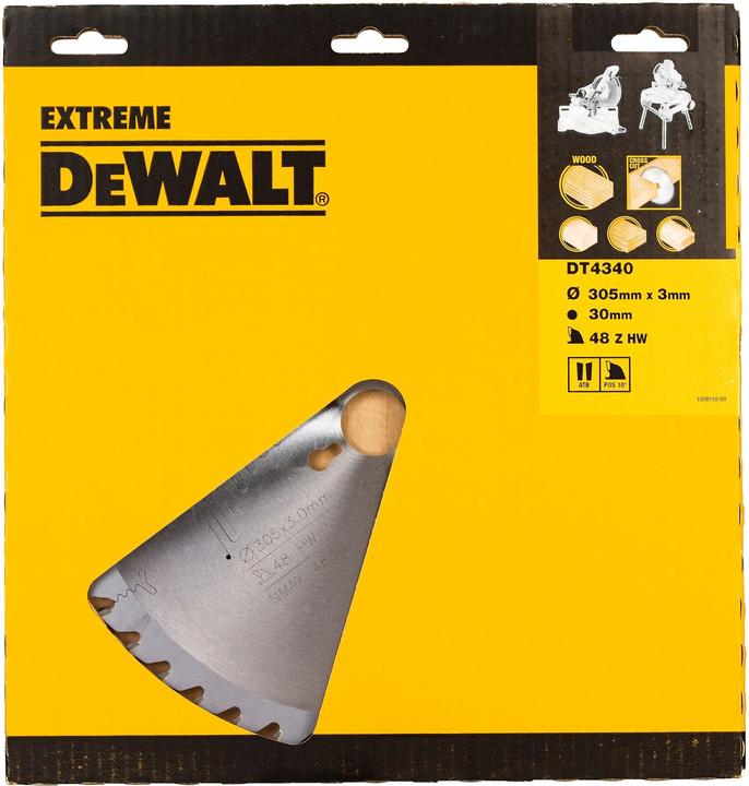 Produktbild DeWalt Stationärkreissägeblatt universeller DT4340 Querschnitte