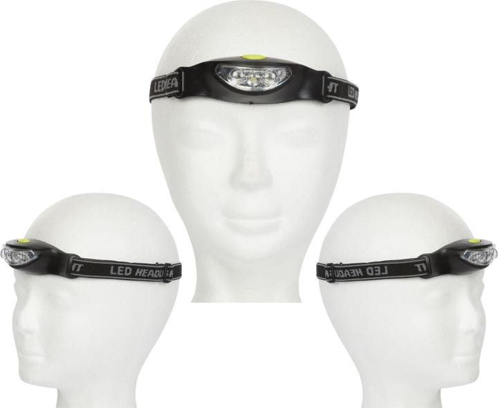 Actual product image Perel Headlamp With 3 Ultrabright White Leds