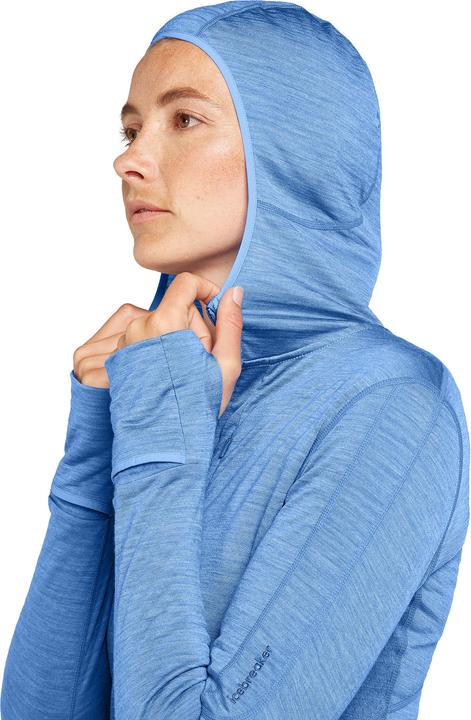 Actual product image Icebreaker Women's 200 RealFleece Descender L/S Zip Hoodie (S)
