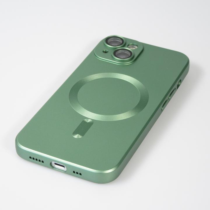 Immagine prodotto PhoneLook Cover in gomma morbida con vetro di protezione della fotocamera MagSafe (Apple iPhone 15 Plus)