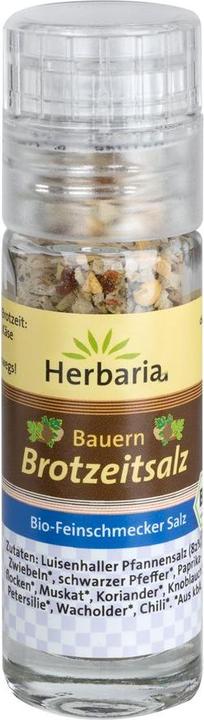 Herbaria Bauern Brotzeitsalz Mini-Mühle bio (19 g)