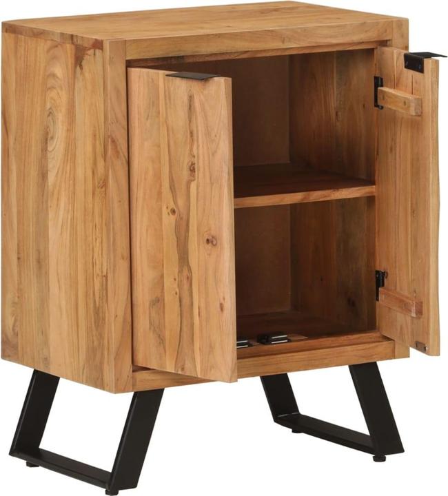 Actual product image VidaXL Sideboard 2 doors chest of drawers living room cabinet sideboard solid wood acacia