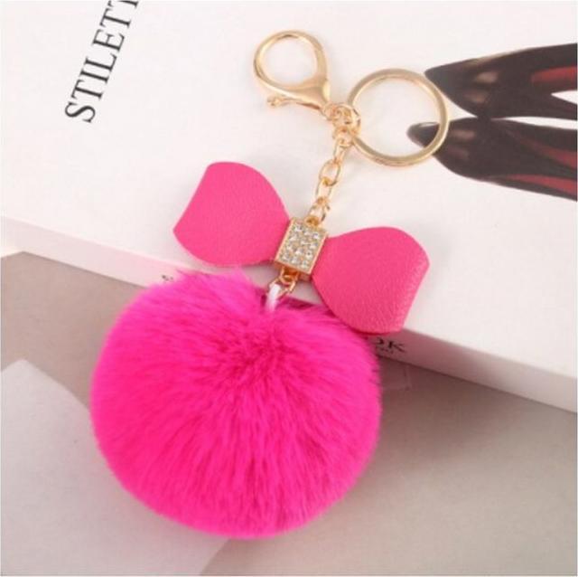 Produktbild MU Style Pompom Schlüsselanhänger mit Schleife
