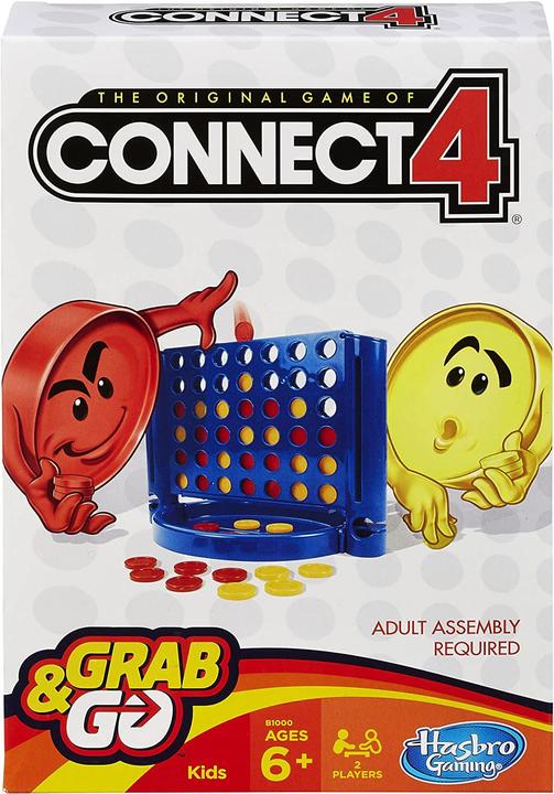 Produktbild Hasbro Gaming Connect 4 Grab & Go Brettspiel Konzentration (Multilingual)