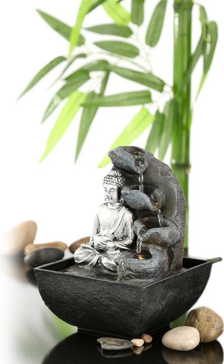 Produktbild Cepewa LED Zimmerbrunnen Buddha