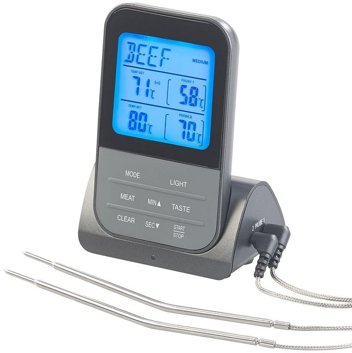Produktbild Rosenstein & Söhne Funk-Braten- & Ofenthermometer