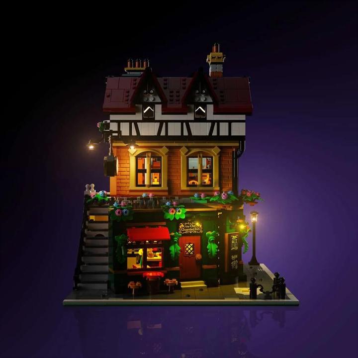 Actual product image Light my bricks LMB 2.0 LEGO® 10350# Tudor Corner Light Kit