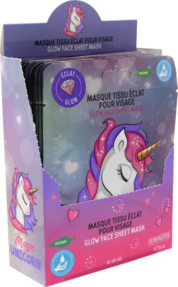Produktbild Sombo Einhorn Gesichtsmaske Display