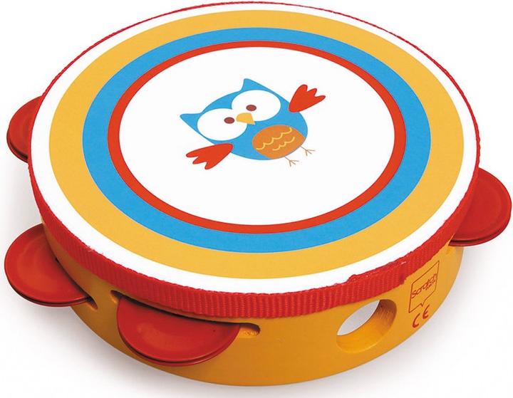 Produktbild Scratch Eule Lou Tambourine (Deutsch, Englisch, Französisch, Italienisch)
