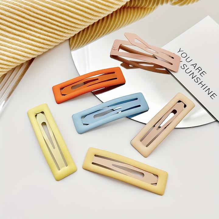 Actual product image Activity Board 20 pieces/random colour clips, matt oil sheen, cute and cool hair clips, including (20 pcs.)