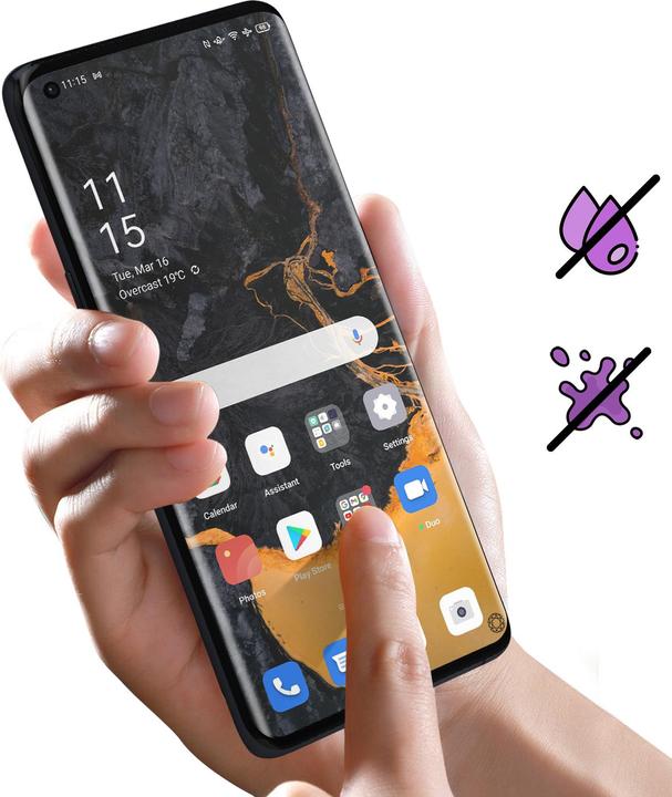 Actual product image Bigben Connected Glass screen protector (1 Piece, Oppo Find X3 Pro)