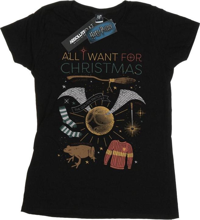 Image du produit - T-shirt ALL WANT FOR CHRISTMAS - Femme (M)