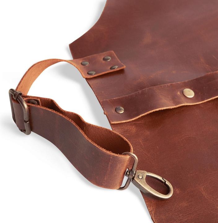 Actual product image Burnhard Barbecue apron, leather apron (One size)