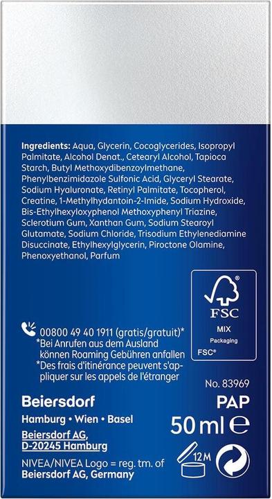 Produktbild NIVEA Anti-Age Hyaluron (50 ml, 24h Creme, SPF 15)