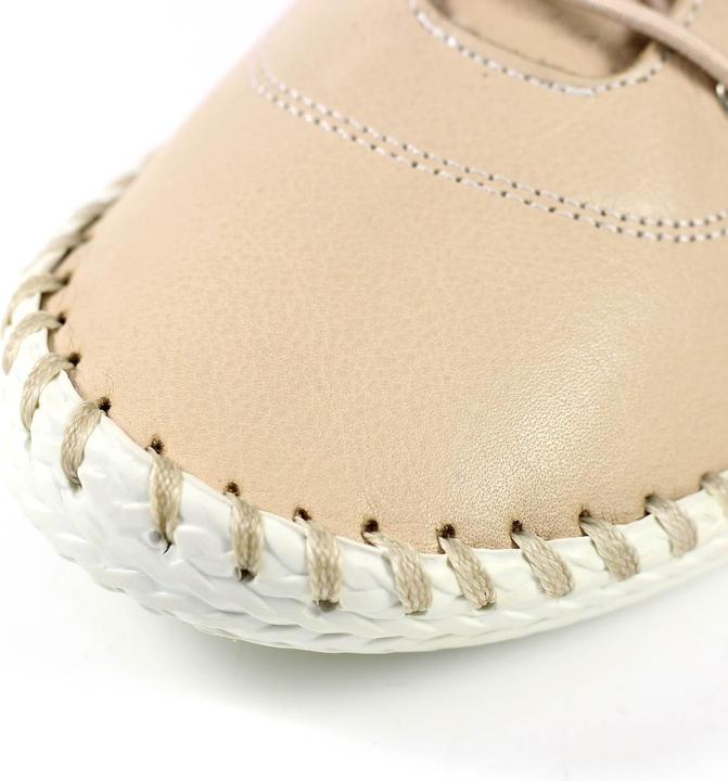 Actual product image Lunar Womens/Ladies St Ives Leather Plimsolls (39)