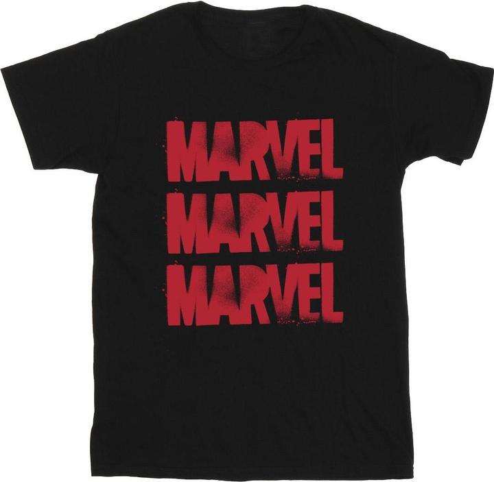 Produktbild Red Spray Logos TShirt (5XL)