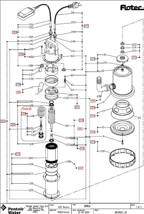 Actual product image Flotec Submersible waste water pump OMNIA 80/5 (Sewage pump)