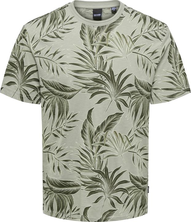 Produktbild Only & Sons Onskash Reg Leaf Aop Ss Tee (XS)