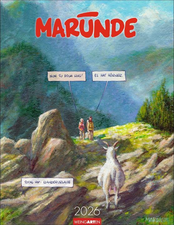 Actual product image Marunde Kalender 2026 (34 x 44 cm, German)