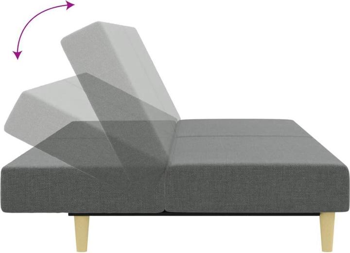 Image du produit VidaXL Canapé Lounge Salon 2 pièces gris foncé