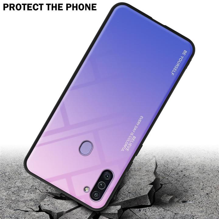 Productafbeelding Cadorabo TPU 2 kleuren glasdekking (Samsung Galaxy M11, Samsung Galaxy A11)