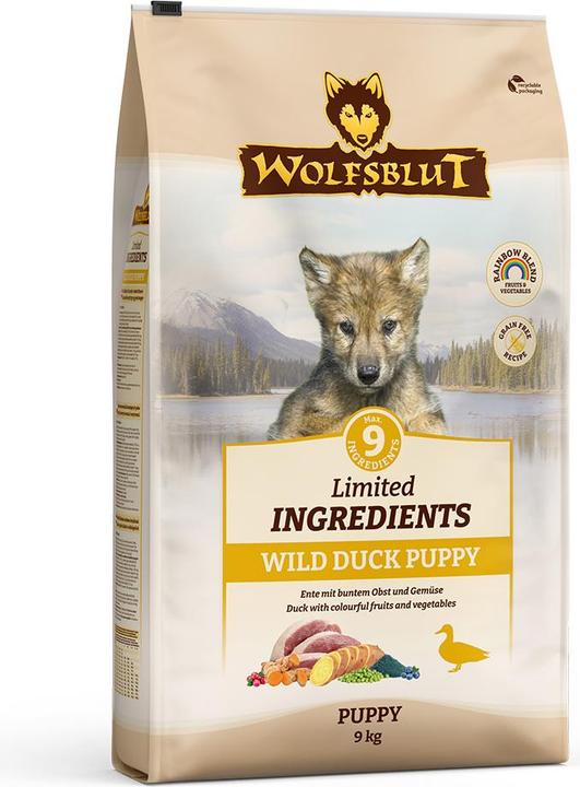 Image du produit Wolfsblut Limited Ingredients Puppy Wild Duck pour chiens 9 kg (Junior, 1 pcs, 9000 g)