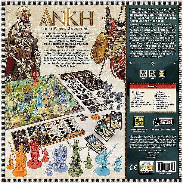 Produktbild Asmodée CMND0149 - Ankh - Brettspiel, 2-5 Spieler, ab 12 Jahren (DE-Ausgabe) (Deutsch)