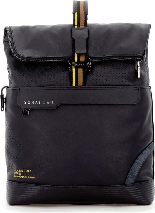Actual product image Scharlau Spelterini - Leather rucksack with flap