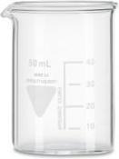 Rs Pro Borosilikat Glas Messbecher mit Skala, Ø 42mm / 50ml