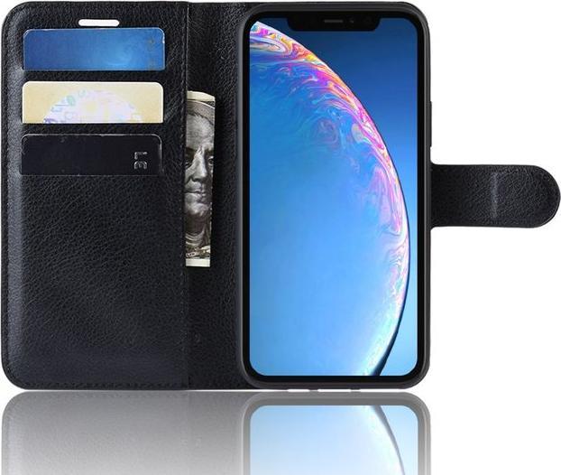 Produktbild MU Classic Litchi Leder Bookcover Series (Apple iPhone 11)
