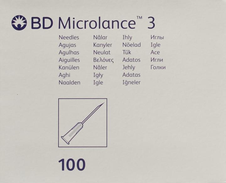 Produktbild BD Microlance 3 Injektion Kanüle 1.20x40mm rosa 100 Stk