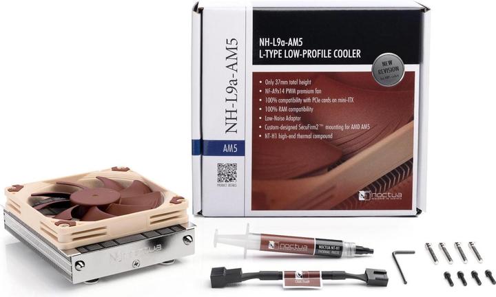 Actual product image Noctua NH-L9a-AM5 (37 mm)