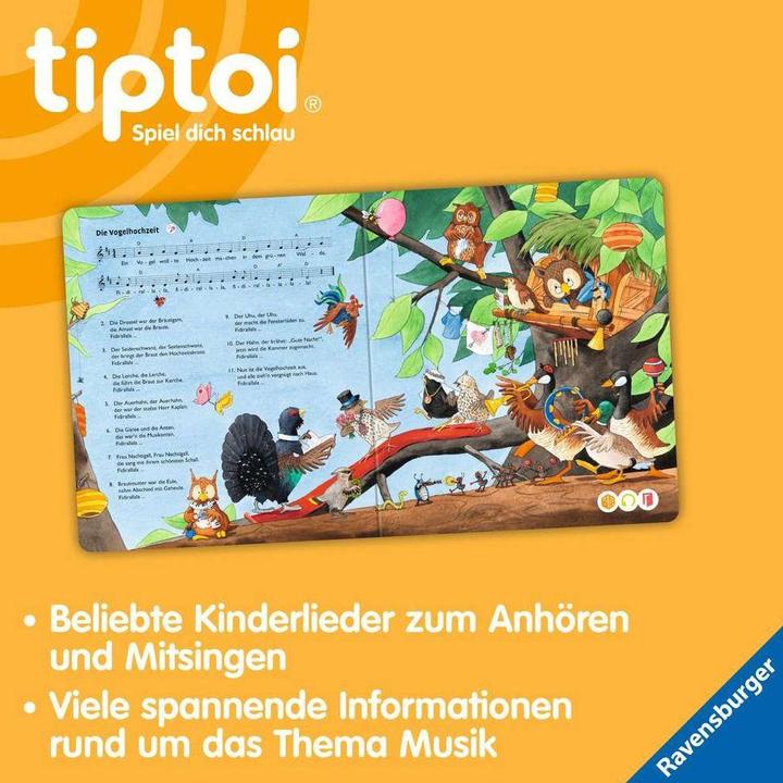 Actual product image tiptoi M. schönsten Kinderlieder-H22 (German, Kerstin M. Guilt, Cee Neudert, 2022)