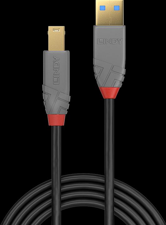 Produktbild Lindy USB/A-USB/B M-M (3 m, USB 3.0)