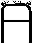 Actual product image kaiserkraft Changing room bench (35 cm, 45 cm)