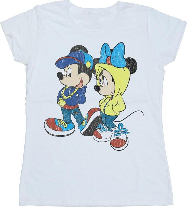 Immagine prodotto Disney Mickey And Minnie Mouse Pose Maglietta Donna (XL)