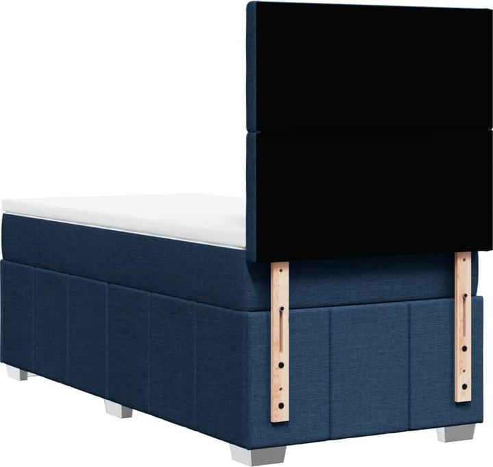 Actual product image VidaXL Bo x spring bed with mattress 90 x 200 cm fabric (90 x 200 cm, 90 x 200 cm)