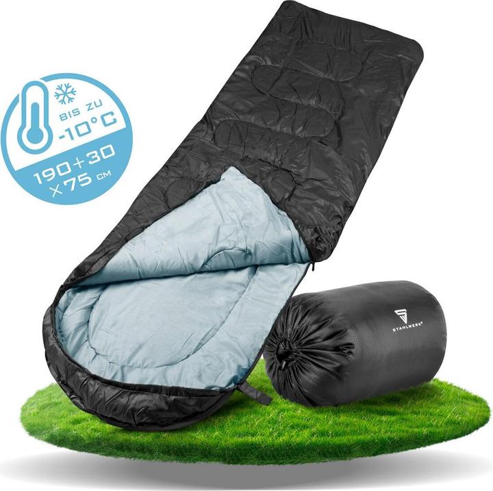 Actual product image Stahlwerk Sleeping bag -10°C outdoor sleeping bag camping sleeping bag winter sleeping bag