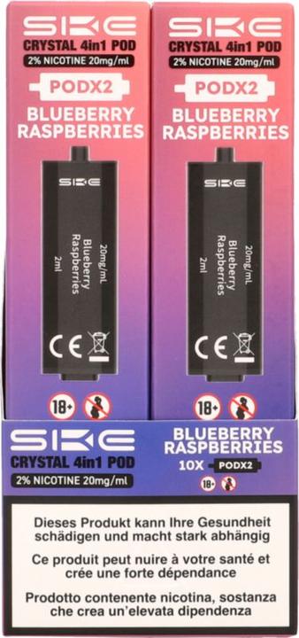 Actual product image SKE 4in1 POD 2x (Raspberry, Bilberry)