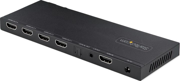 Image du produit StarTech .com 4 Port HDMI Splitter, 4K 60Hz HDMI 2.0 Video, 2.50cm (1") 4 Out HDMI Splitter, 4K HDMI Splitter