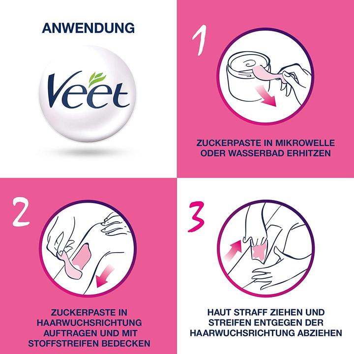 Actual product image Veet 2er Pack Sugaring Zuckerpaste zur Haarentfernung (500 ml, 2 x)